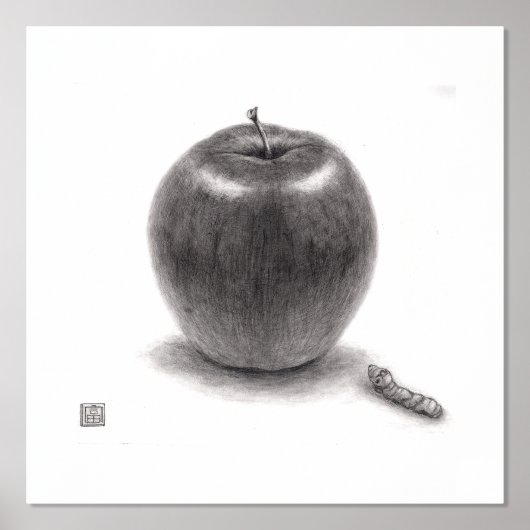 りんごとあおむし FOLIE AFDRUKKEN (Voorkant)