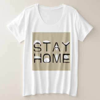 アザラシと一緒に家にいよう(STAY HOME WITH SEAL) GROTE MAAT T-SHIRT