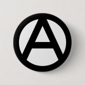 アナーキー anarchy  PUNK 無政府主義 パンク Ronde Button 5,7 Cm (Voorkant)