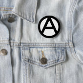 アナーキー　anarchy 　PUNK 無政府主義　パンク Ronde Button 5,7 Cm (In situ)