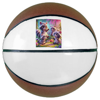 アライグマ家族の団欒 BASKETBAL