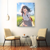 アートパネル Art Panel|帰宅JK 寿司娘 GenerativeAI Canvas Afdruk