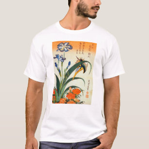 ア ヤ ワ セ, メ Iris, Hokusai, Ukiyo-e. T-shirt