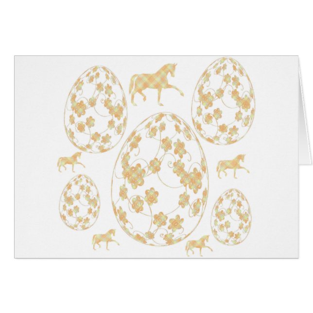 イースターエッグと馬 (Voorkant Horizontaal)