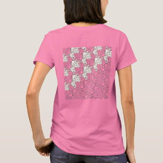 ウサギ・タイルのテセレーション(WL) T-SHIRT