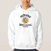 エビとブロッコリーのペペロンチーノ(ビンテージ風) HOODIE (Voorkant)