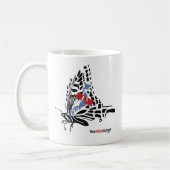 キリンと蝶のマグカップ de tasse de Giraffe&Butterfly (Gauche)