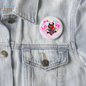 キ 茶ュトな gelijkmatig roodCat. Ronde Button 5,7 Cm (In situ)