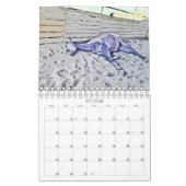 ケイメイ牧場　サラブレッドの引退馬　２頭のイラスト　ダブル KALENDER (Mar 2026)