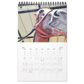 ケイメイ牧場 サラブレッドの引退馬 2頭のイラスト KALENDER (Feb 2026)