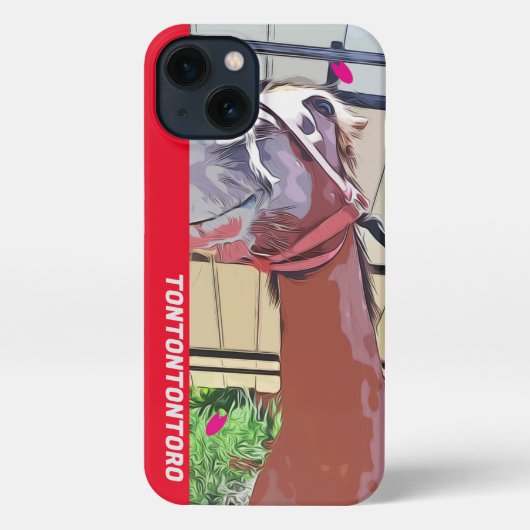 ケイメイ牧場　トントントントロちゃん　「ドヤ顔」スマートフォンケース iPhone HOESJE (Achterkant)