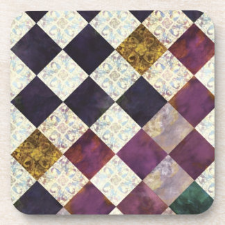 コースター-mosaic purple bier onderzetter