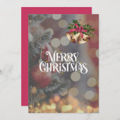 ゴージャス クリスマスツリーの煌めくクリスマスカード♡ FEESTDAGENKAART (Voorkant / Achterkant)