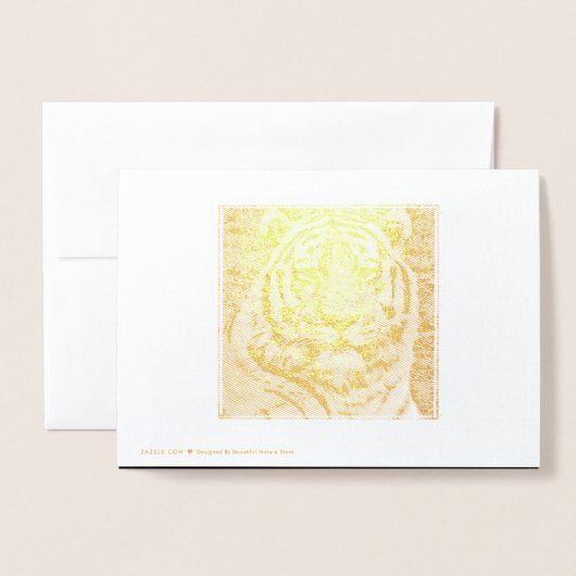 シベリアン・タイガー FOLIE KAARTEN (Met envelop)