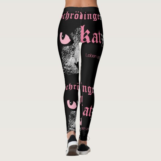 シュレ猫カラー桃(非黒) LEGGINGS (Achterkant)