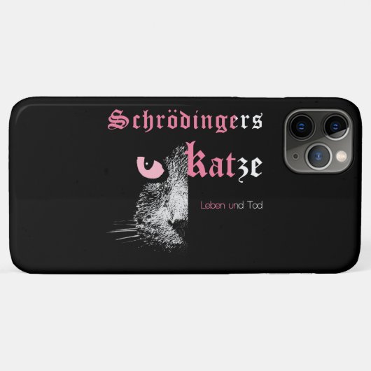 シュレ猫カラー桃  Case-Mate iPhone CASE (Achterkant (horizontaal))