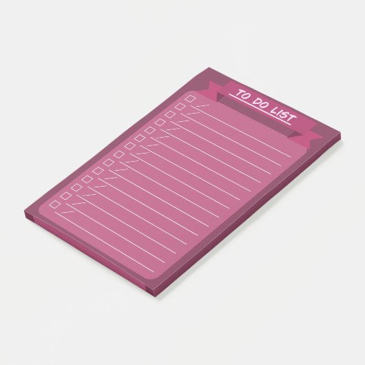 シンプルなTO DO LIST POST-IT® NOTES (Schuin)