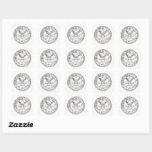【シール】ソロモンの封印 - The Seal of Solomon Vierkante Sticker (Vel)