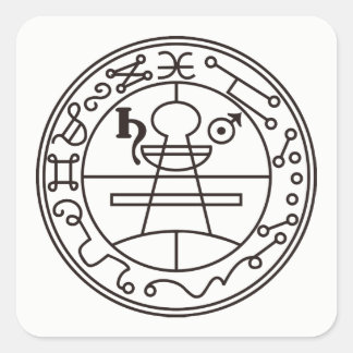 【シール】ソロモンの封印 - The Seal of Solomon Vierkante Sticker