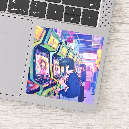 シール Seal｜ゲーセンJK 寿司娘 GenerativeAI Sticker (Detail)