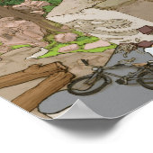 シ マ タ カ コ Iedereen slaapt Poster (Hoek)