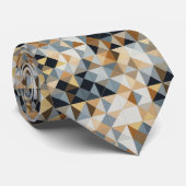ジオメトリックプリント柄ネクタイ STROPDAS (Opgerold)