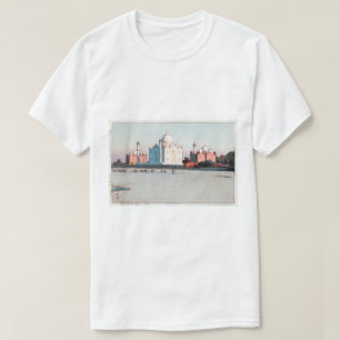 タ ー ジ・ハ ル, Taj Mahal, Agra, Hiroshi Yoshida, Woodc T-shirt