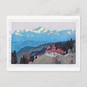 ダ ー ン 朝, Morning of Darjeeling, Hiroshi Yoshida Briefkaart