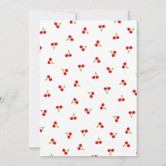 チェリー（ホワイト） KAART (Voorkant)