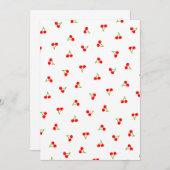 チェリー（ホワイト） KAART (Voorkant / Achterkant)