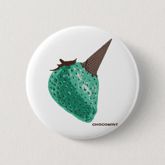 チョコミント_イチゴ RONDE BUTTON 5,7 CM