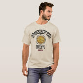チーズ牛丼(ビンテージ風) T-SHIRT (Voorkant volledig)