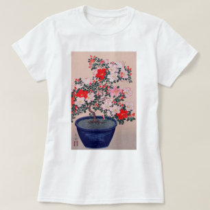 ツ ツ 盆 栽, 小の Bonsai Azalea Koson, Ukiyo-e T-shirt