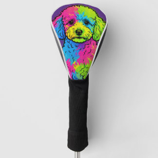トイプードル犬のゴルフヘッドカバー GOLFHEADCOVER