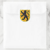 ドイツ　ワイマール紋章 VIERKANTE STICKER (Tas)