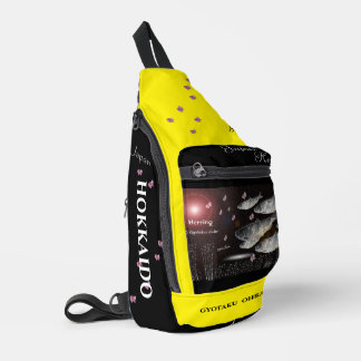 ニシン　利尻　あらゆる生命たちへ感謝と祈りをささげます。 SLING BAG