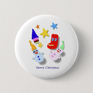 ハッピ－クリスマス RONDE BUTTON 5,7 CM