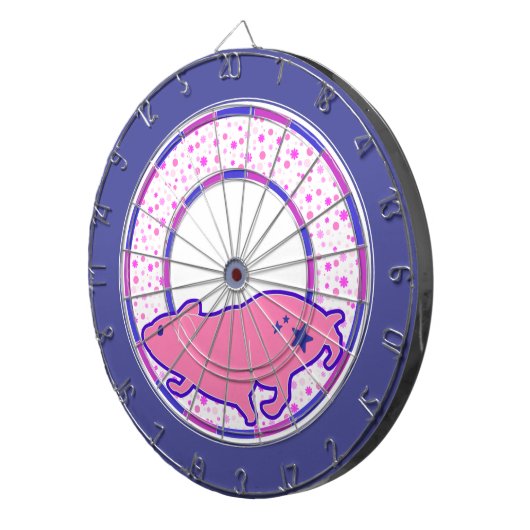 ハムスターと回し車 DARTBORD (Voorkant Rechts)