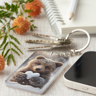 ハートと子熊 SLEUTELHANGER