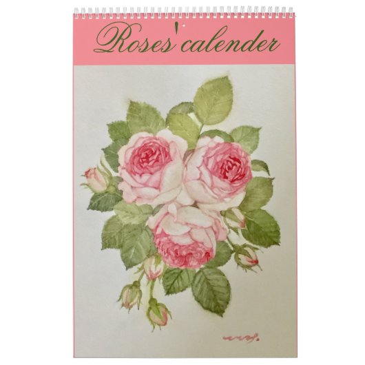 バラとお花のカレンダー KALENDER (Hoes)