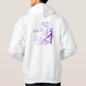 バレエ・スクロール　フード付きトレーナー HOODIE (Achterkant)