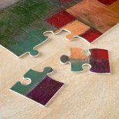 パウル・クレー (Paul Klee) パズル 「レッドグリーンとヴィオレットイエローの鼓動」 Legpuzzel (Zijkant)