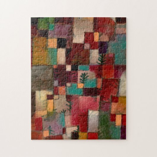 パウル・クレー (Paul Klee) パズル 「レッドグリーンとヴィオレットイエローの鼓動」 Legpuzzel (Verticaal)