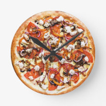 ピザ 壁掛け時計 pizza Wall clock