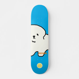ベイブオンスケイトーシンプルドッグーしろいいぬ SKATEBOARD