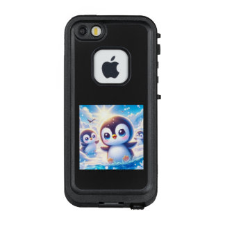 ペンギン君たちのアイススケート LifeProof FRÄ’ iPhone SE/5/5s HOESJE