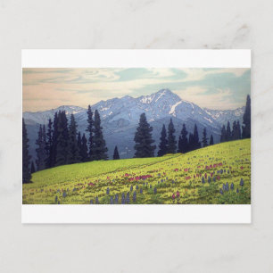 ホ リ ー・ロ ス 山, Mt. Heilige Kruis, Hiroshi Yoshida, W Briefkaart