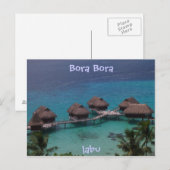 ボ ラ ラ 島 BRIEFKAART (Voorkant / Achterkant)
