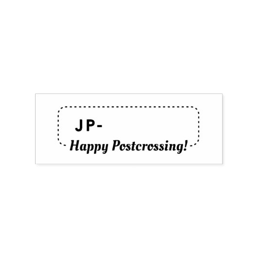 ポスクロ ポストカード ID 日本 postcrossing postcrosser Rubberstempel (Afrduk)