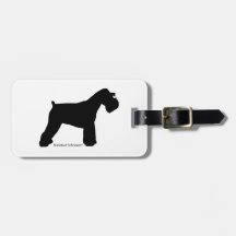 ミニチュア・シュナウザ ラゲージタグ miniature schnauzer Luggage tag